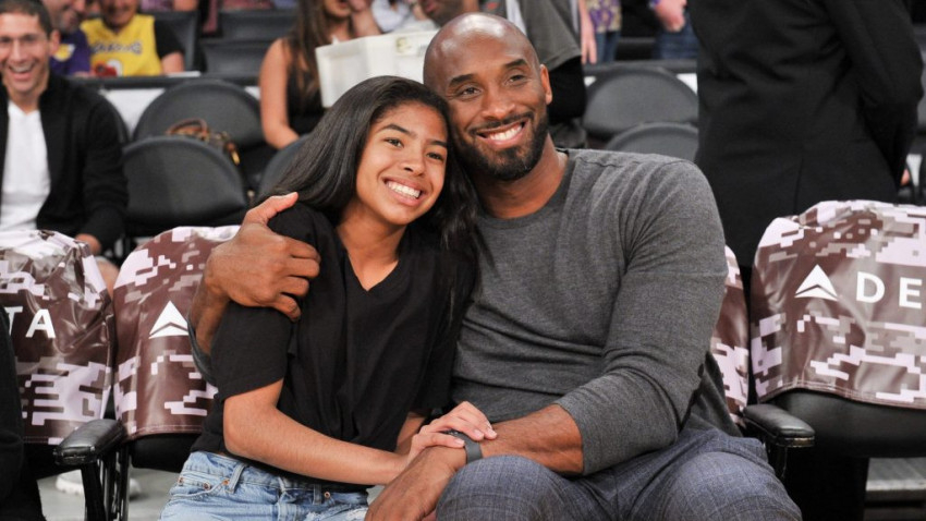 Kobe Bryant és lánya, Gianna 