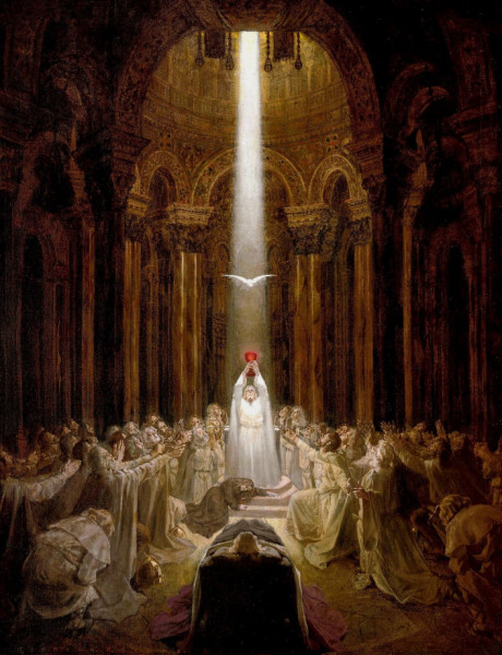 Seymour Millais Stone: Parsifal és a Szent Grál (1904)