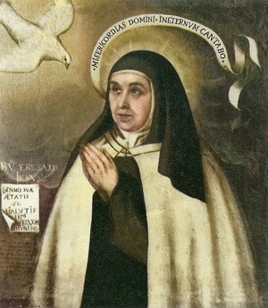 Szent Teréz-ábrázolás 1576-ból