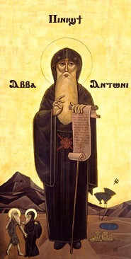 Remete Szent Antal (kopt ikon)