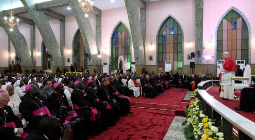 XIV. Leó pápa Luandában az egyházi személyekhez: Ne féljetek a holnaptól, teljesen az Úréi vagytok!