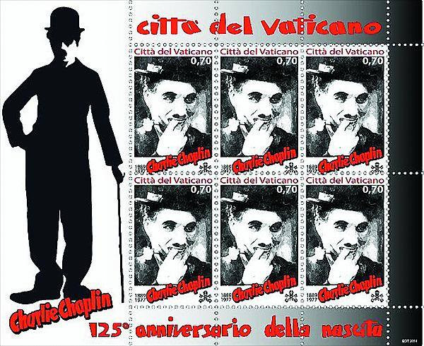 Bélyeggel tiszteleg Charlie Chaplin előtt a Vatikán –...
