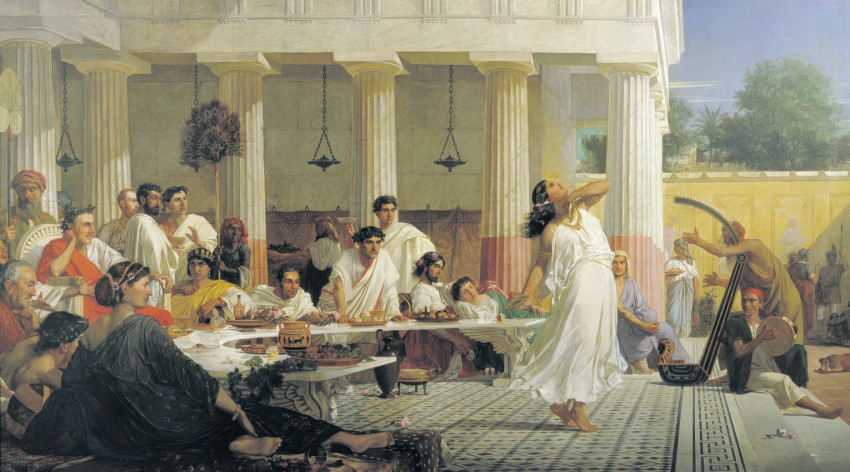 Edward Armitage: Heródes születésnapi ünnepe (1868, Guildhall Art Gallery, London)