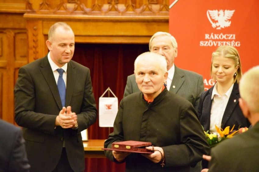 Az Esterházy-díj átvételén 2020-ban