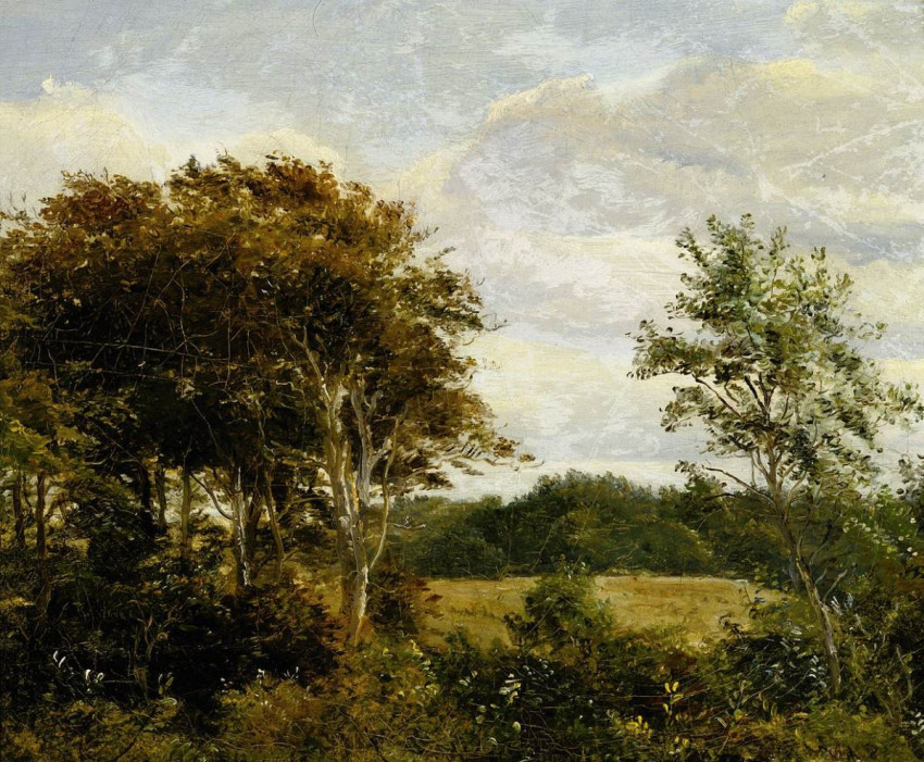 Dankvart Dreyer: Erdei tisztás (1838)