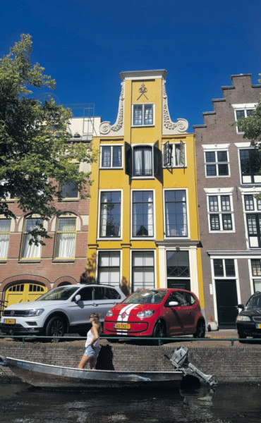 A Rapenburg csatornán