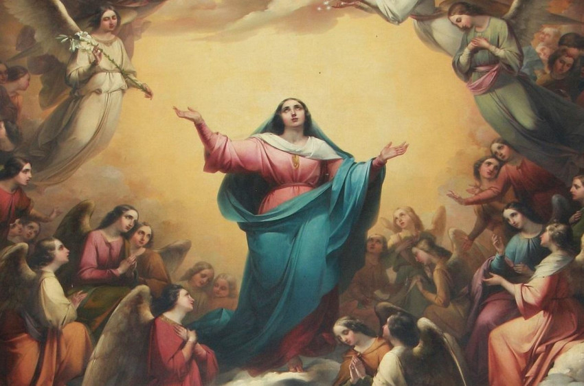 Részlet az esztergomi bazilika főoltárképéről.