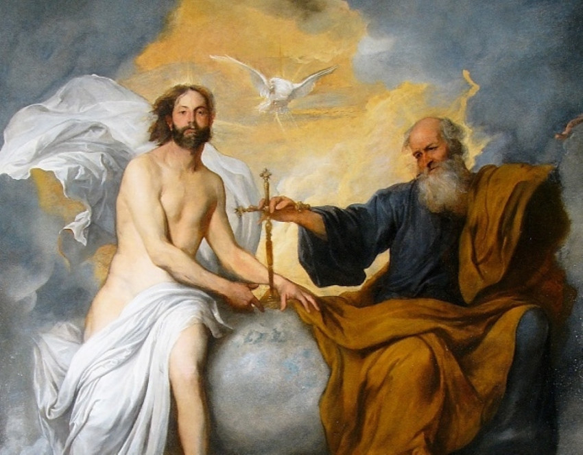 Van Dyck(?): Szentháromság;Esterházy-gyűjtemény