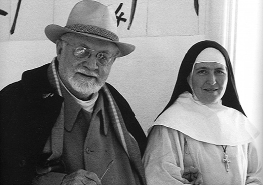 Matisse Jacques-Marie nővérrel 1953-ban