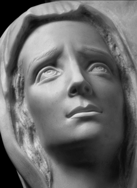 Jézus édesanyjával találkozik (a IV. stáció részlete)