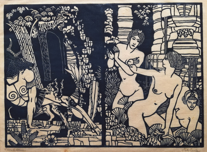 Diana és Akteon, 1912