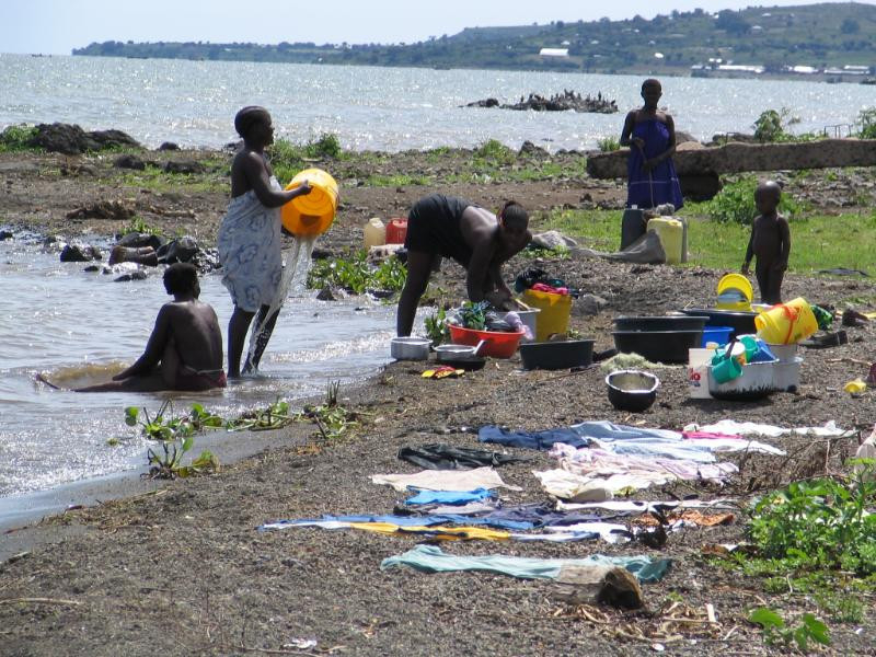 Karungu, a Viktória-tó partján
