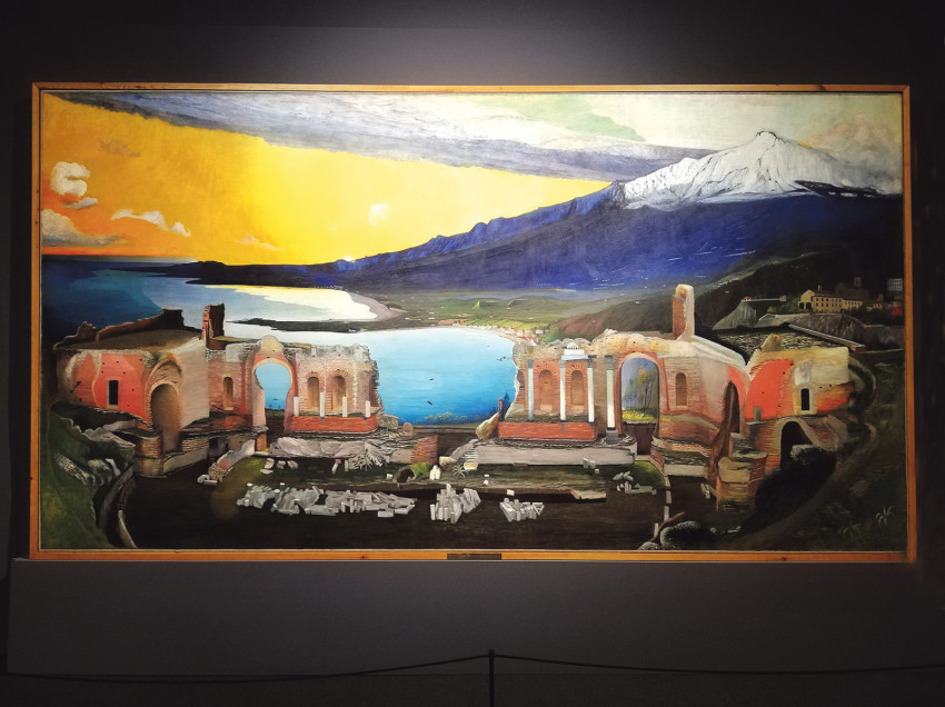 Taorminai görög színház romjai