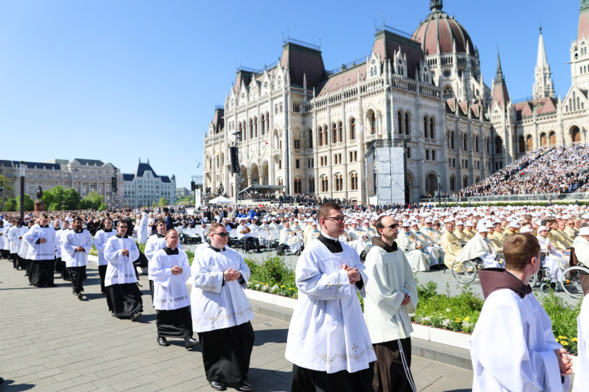 Kossuth téri bevonulás