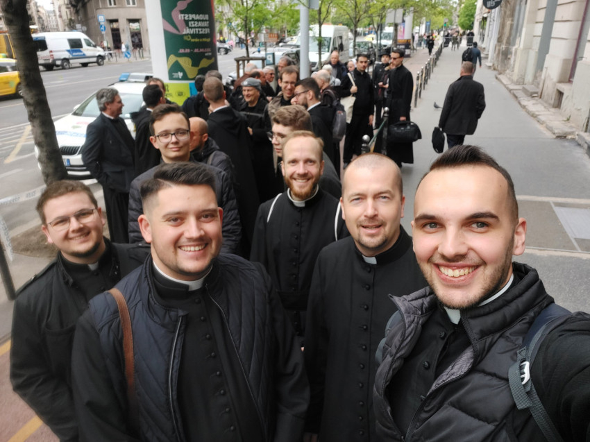 Az egri szeminárium kispapjai