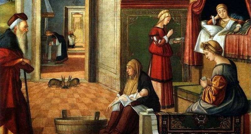 Vittore Carpaccio: Mária születése (1500 k.)