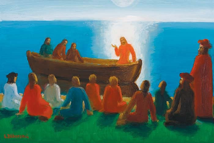 Ladislav Záborský (1921–2016): Krisztus Péter hajójából prédikál