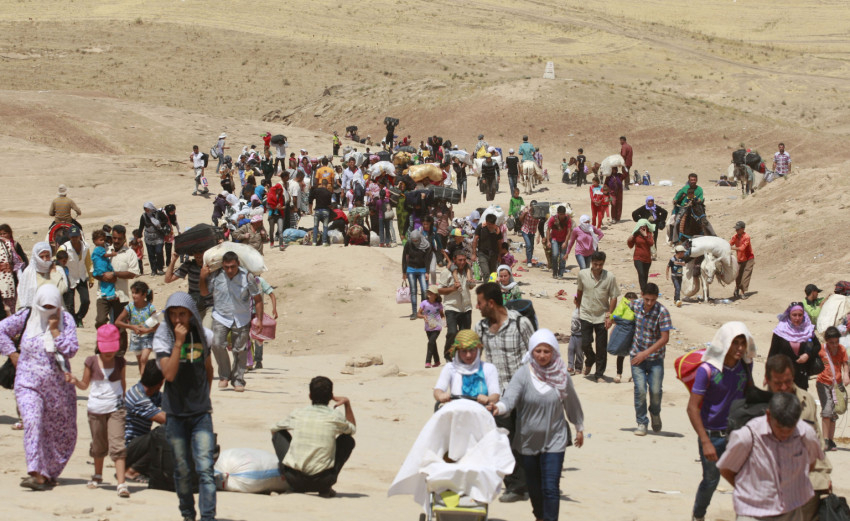 Ninivei-fennsík; az ISIS elől menekülve