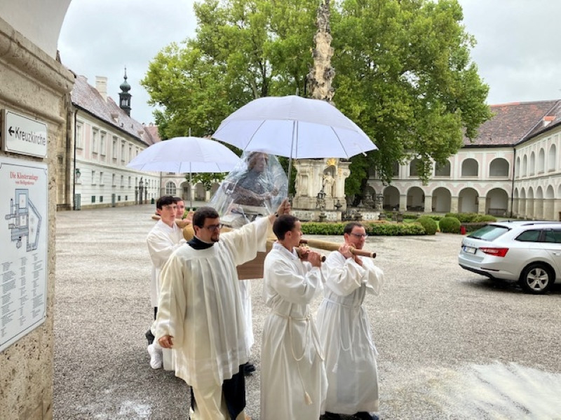 Boldog IV. Károly ereklyéje Bécsben