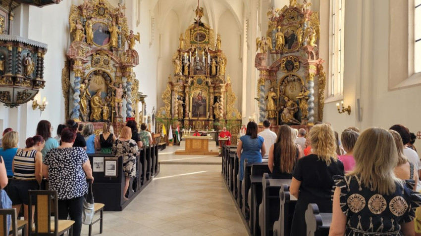 Pedagógusok lelkigyakorlata Nyírbárorban 2024 szeptemberében