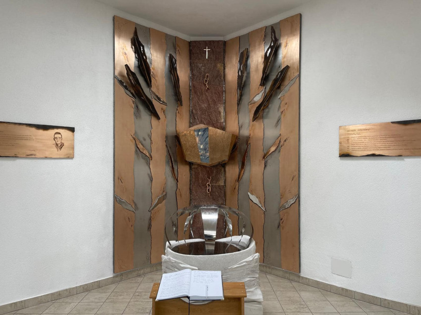 Ján Hávlik emlékhelye a lazaristák pozsonyi templomában