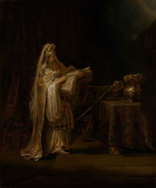 Rembrandt van Rijn: Zakariás látomása a templomban (1633) (magángyűjtemény, tartós kölcsönben; fotó: René Gerritsen)