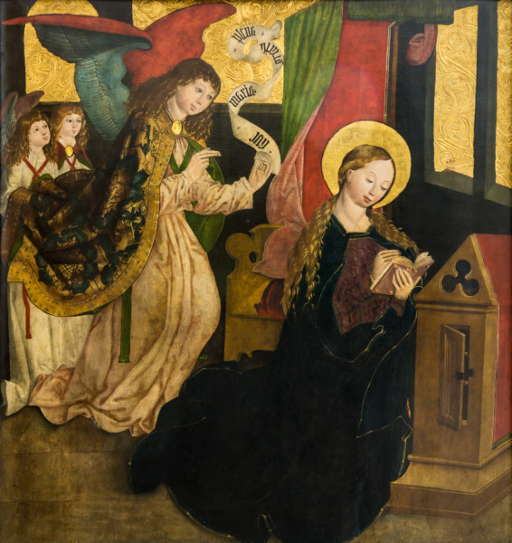 Master of Seitenstetten: Angyali üdvözlet (cc. 1490)