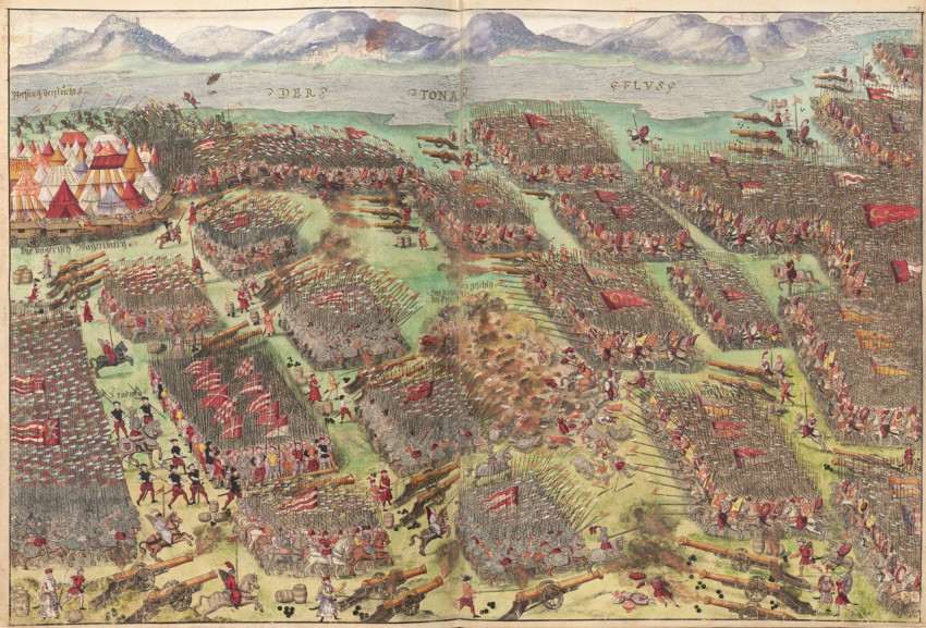 Johann Schreier munkája 1555-ből: a mohácsi csata legrészletesebb korabeli ábrázolása