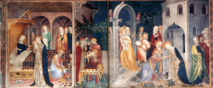 Lorenzo Salimbeni: Jelenetek Keresztelő Szent János életéből (1416 körül)