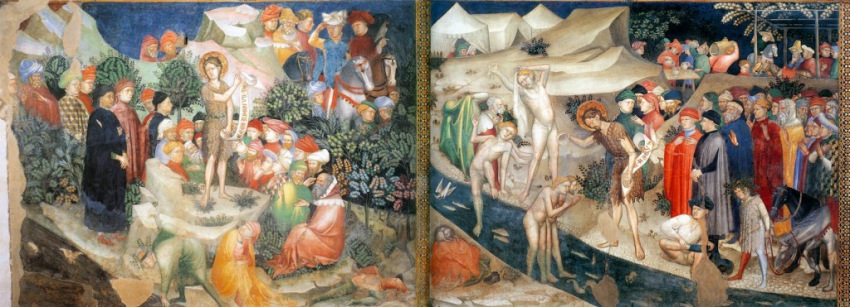 Lorenzo Salimbeni: Jelenetek Keresztelő Szent János életéből (1416 körül)