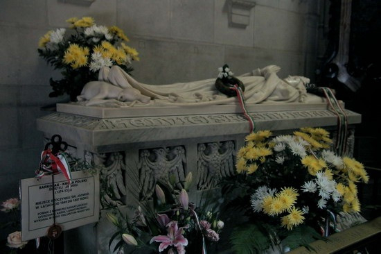 Szent Hedvig szarkofágja a Wawelben