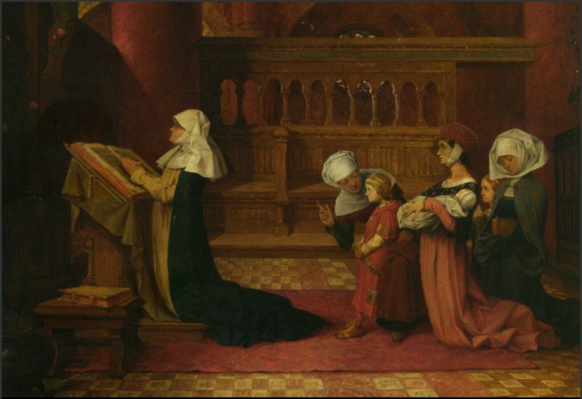 Théophile Lybaert: Szent Erzsébet