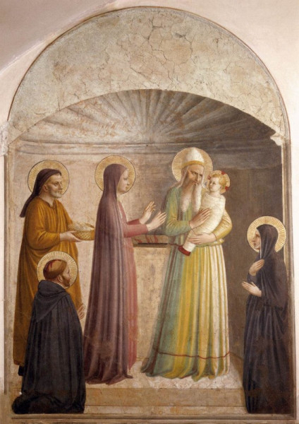 Fra Angelico: Jézus bemutatása a templomban (1440–42)