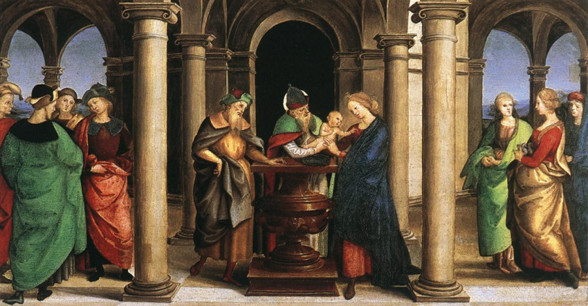 Raffaello: Urunk bemutatása (1502-03)