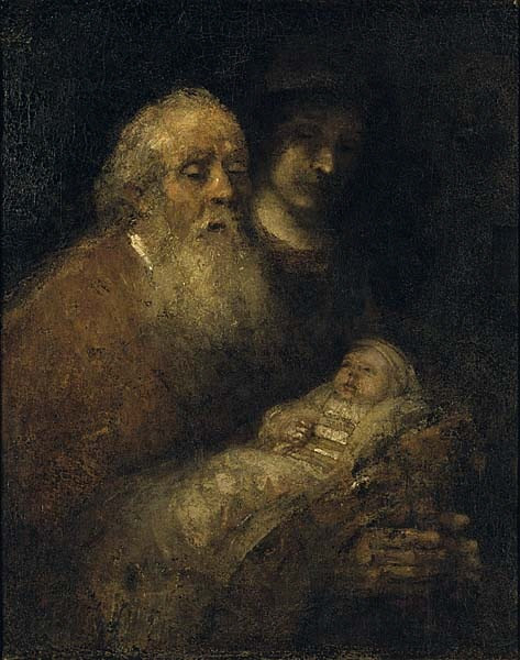 Rembrandt: Simeon hálaéneke (1669)
