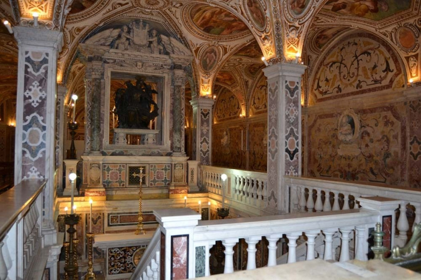 Szent Máté sírja a salernói katedrálisban