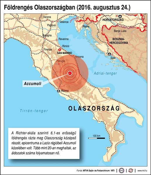 Sulyos Foldrenges Razta Meg Olaszorszag Kozepso Reszet Frissitve Magyar Kurir Katolikus Hirportal