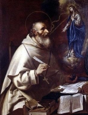 Vicente Salvador Gómez: Nagy Szent Albert látomása (1660)