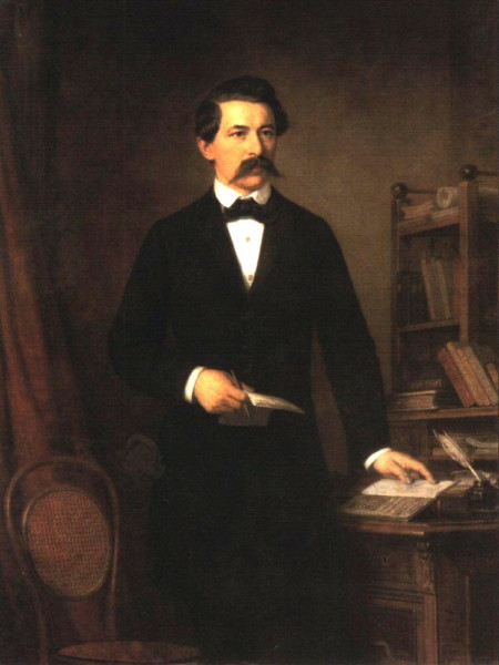Barabás Miklós: Arany János portréja (1848)