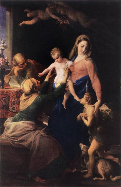 Pompeo Batoni: A Szent Család (1777)