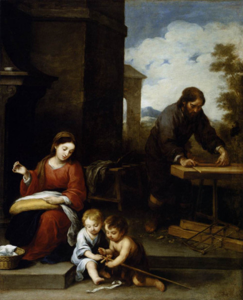 Bartolomé Esteban Murillo: A Szent Család a gyermek Szent Jánossal (1655–60)