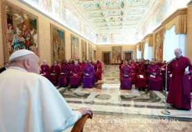 Ferenc pápa az Anglikán Közösség érsekeit fogadta a Vatikánban