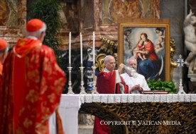 XIV. Leó pápa homíliája: Nem szomorkodunk úgy, mint akiknek nincs reményük!