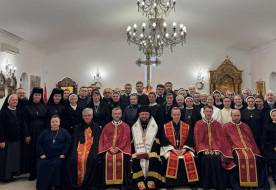 Közös imádságra gyűltek össze a munkácsi egyházmegye szerzetesei a csernekhegyi bazilita kolostorban