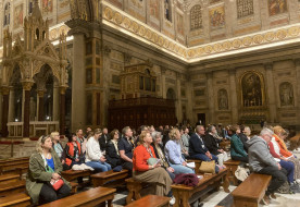 Pázmányos munkatársak tettek zarándoklatot Rómába a szentévben
