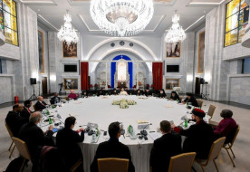 XIV. Leó pápa zártkörű találkozón vett részt a keresztény egyházak vezetőivel Isztambulban