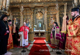 Leó pápa a doxológia elimádkozásakor: A keresztények közötti teljes egység helyreállítását keressük