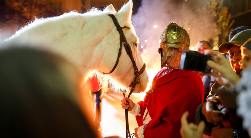 Legyél te is Krisztus katonája! – Szent Márton-menetet tartottak Pest belvárosában