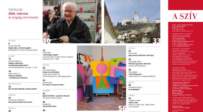 Az öregség hivatásáról szól A Szív márciusi lapszáma