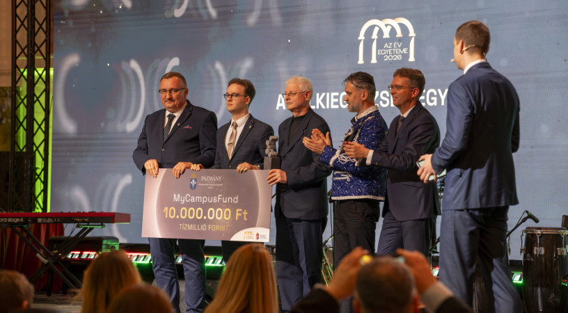A Pázmány nyerte Az Év Egyeteme 2026 elismerést lelkiegészség kategóriában